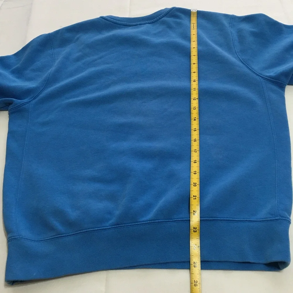 Nike Sportswear Club Fleece Men's Crew Sweatshirt Small Blue